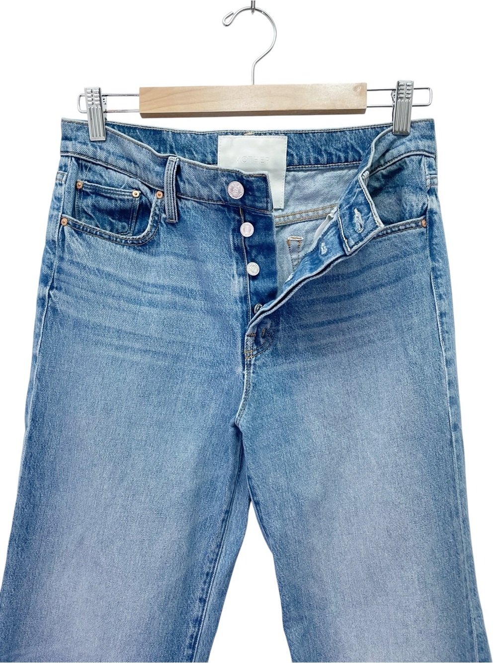 MOTHER Superior The Tomcat Roller Jeans Sz 29 Pretty Is As Pretty Does Wide Leg - Picture 6 of 16